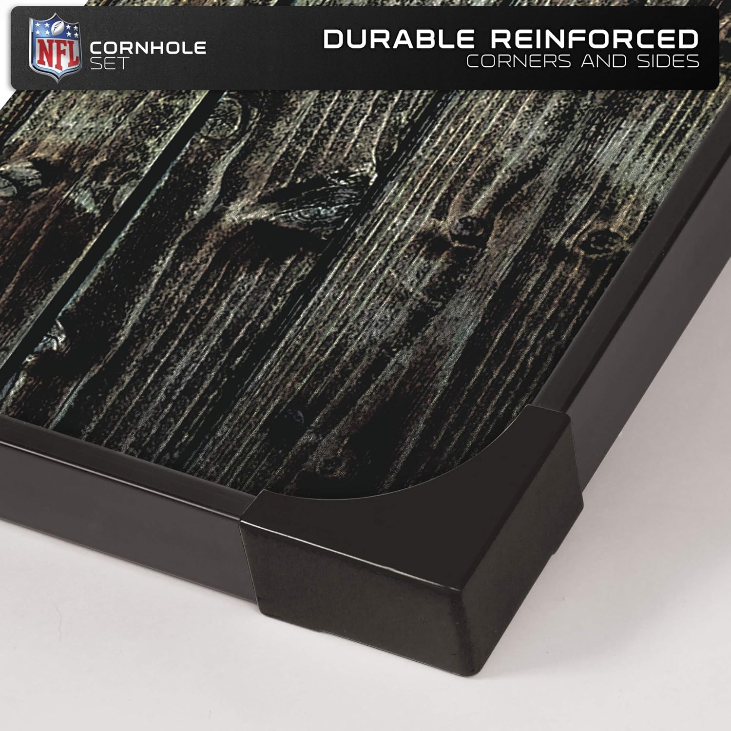 Wild Sports NFL Chicago Bears 2' x 3' MDF Deluxe Cornhole Set - with Corners and Aprons, Team Color: Sports & Outdoors
