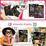 Veopoko 2 Scratch Art Notebook Rainbow Kids Gift 3-10 Years view 5