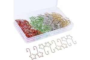 Lemonfilter 120Pcs Christmas Ornament Hooks Christmas Tree Hanger Hooks Hanging Hook for Christmas Tree Christmas Balls Party Decorations