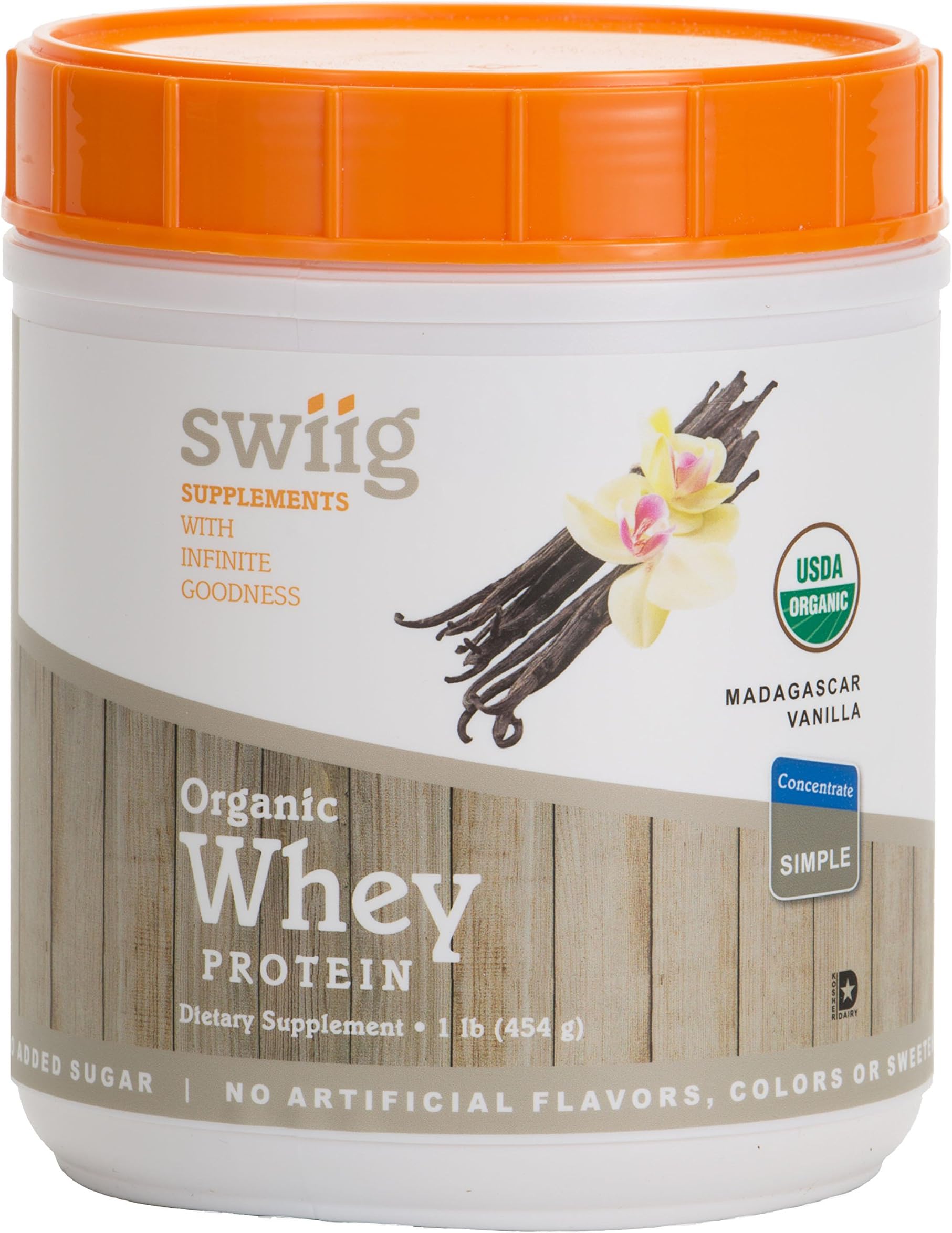 swiig Vanilla Organic Whey Protein Concentrate