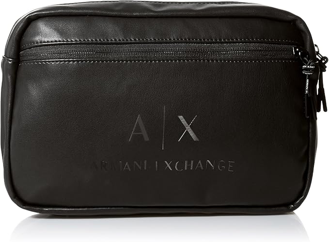 Amazon.com: Armani Exchange Men's Sling Bag, black/gun metal, TU: Clothing