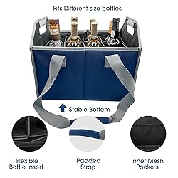TheBarsentials 12 Bottle Wine Carrier Bag
