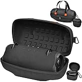 Case Compatible with JBL Xtreme 4/3 Portable Waterproof Wireless Bluetooth Speaker. Travel Carrying Storage Organizer with Holder for Adapter (Box Only) -Black