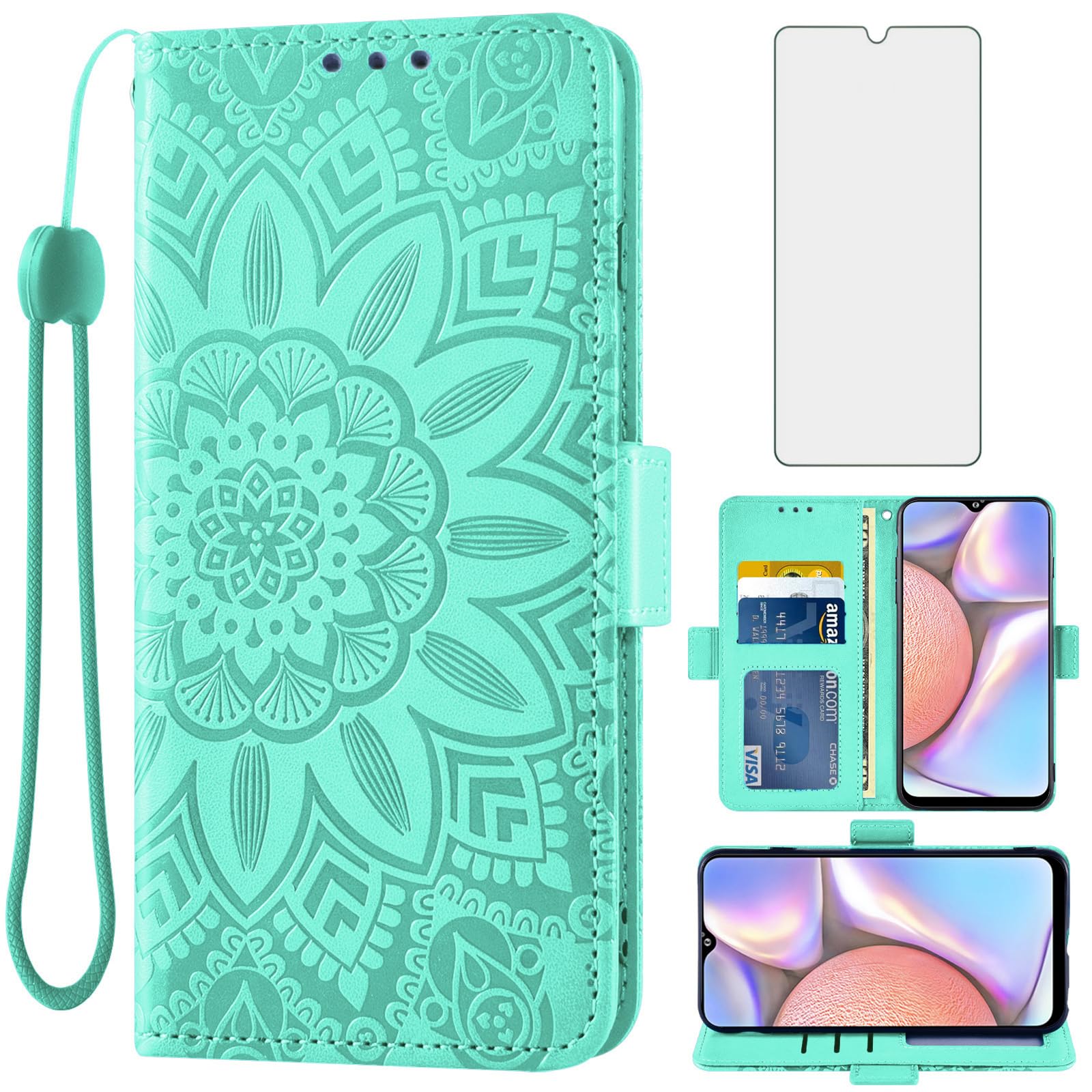 Asuwish Phone Case for Samsung Galaxy A10s with