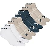 Hurley Mens 8 Pack Sport Cushioned Low Cut Socks