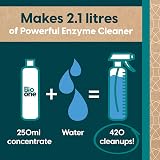 Bio One Enzyme Cleaner Odour Eliminator Concentrate 9x 250ml Bottles view 2