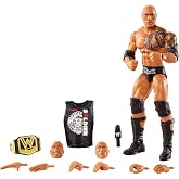 WWE Ultimate Edition The Rock Action Figure with Interchangeable Heads, Swappable Hands, &amp; WWE Championship for Ages 8 Years Old &amp; Up
