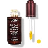 100% PURE Multi-Vitamin + Antioxidants PM Facial Oil, Anti-Aging Skin Care, Night Facial Oil, Anti-Wrinkle, Natural Face Moisturizer w/Retinol, Vitamin C, CoQ10-1 Fl Oz