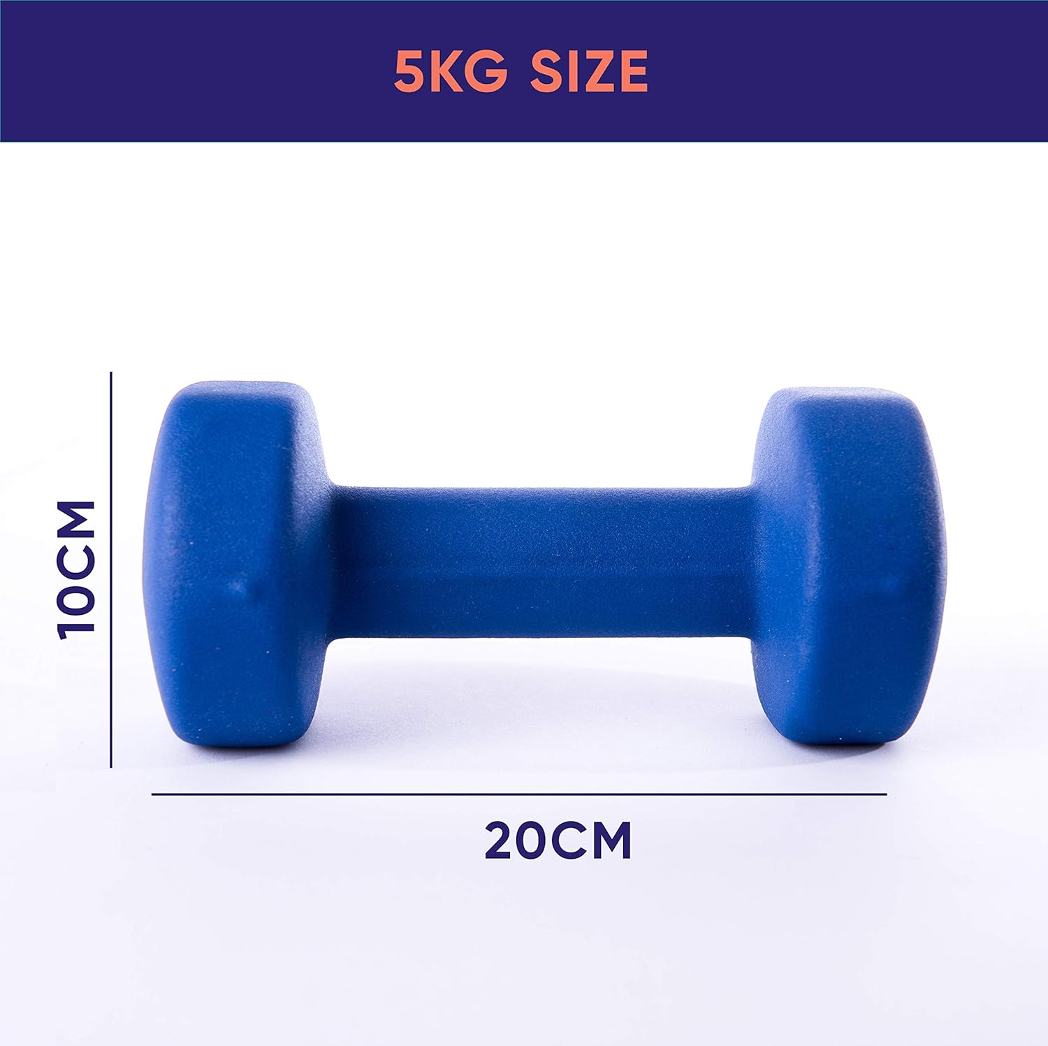 SportVida Manubri In Neoprene 2x1 Kg - Set Fitness Palestra - Colore Turchese - 5