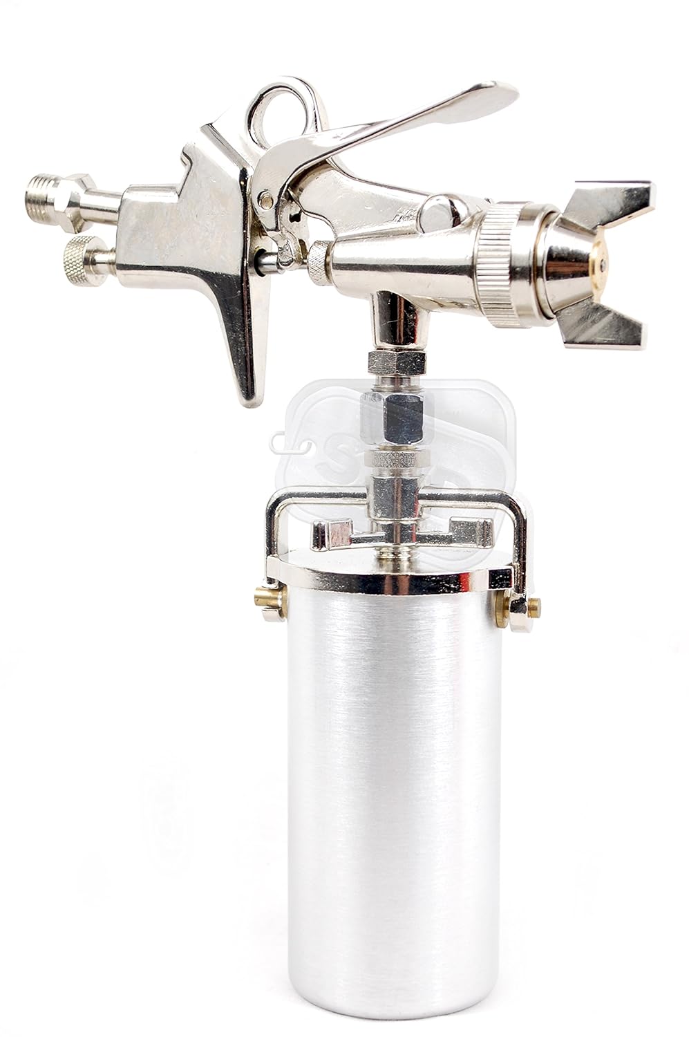 Mini Air Spray Brush Gun 250ML Touch Up Paint Lacquer Sprayer Stainless