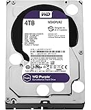 WD Purple 4TB Surveillance Hard Disk Drive - 5400 RPM Class SATA 6 Gb/s 64MB Cache 3.5 Inch - WD40PURZ