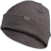 MERIWOOL Kids’ Beanie - Merino Wool Ribbed Knit Winter Hat for Boys and Girls