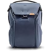 Peak Design Everyday Backpack 20L, Midnight, MagLatch Top, Dual Side Access, FlexFold Dividers, Fits 15" Laptop, For Camera C