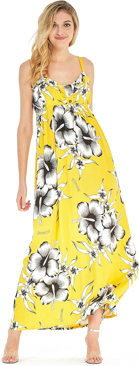 hawaiian maxi dress