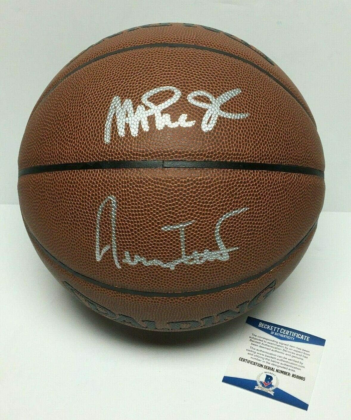 jerry west autographed basketball