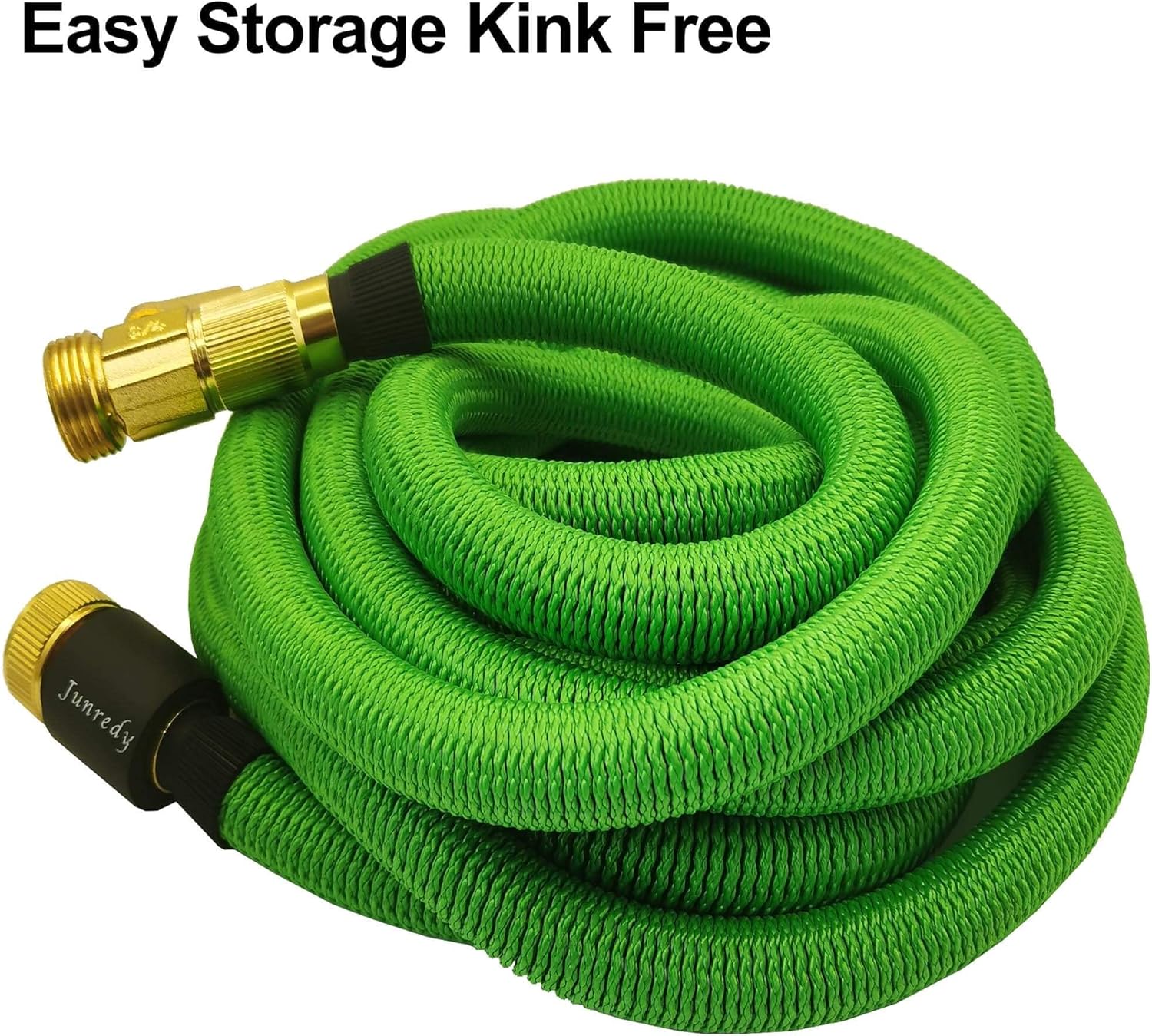Junredy Garden Hose 25ft Expandable Water Hose with 8 Function Nozzle Sprayer, Lightweight Flexible Hose with Durable 3750D Fabric, 3-Layers Latex, 3/4" Solid Fittings for Garden, Lawn, Washing Cars : Garden & Outdoor