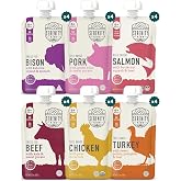 Serenity Kids Baby Food Pouches, 5g Protein,No Added Sugar, 3.5 Oz, 24 Pack | More Filling Snack or Meal, No Added Sugar, Six Meat &amp; Veg Purees, Organic Baby Food with Meat, For Travel &amp; Daycare