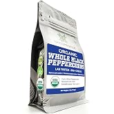 Spice Profile Organic Whole Black Peppercorns | 4 oz | Lab Tested | Whole Organic Black Peppercorns | Bold, Aromatic Spice for Grinders, Curries &amp; Rubs