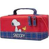 Get Trend Peanuts Snoopy Travel Toiletry Makeup Bag for Girls, Teens | Zippered Cosmetic Organizer, Top Carry Handle, Multiple Compartments, Travel Essentials, Skincare Storage, Gifts for Women