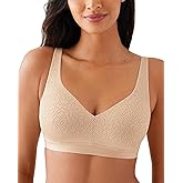Wacoal Womens Inside Job Unlined Full Coverage Wire Free Bra, 852345