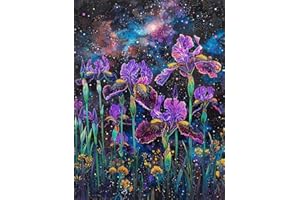 KEUASDV Paint by Numbers for Adults Beginners-Paint by Number Azalea,DIY Acrylic Paint by Numbers Kits on Canvas Flower Drawing Colorful Paintworks Artwork for Adults Beginner,16x20inch