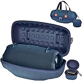 Case Compatible with JBL Xtreme 4/3 Portable Waterproof Wireless Bluetooth Speaker. Travel Carrying Storage Organizer with Holder for Adapter (Box Only) -Black