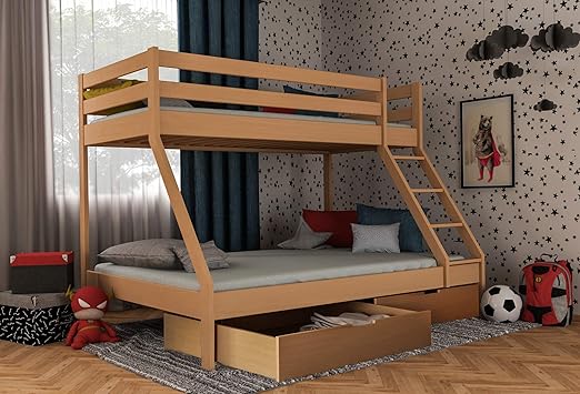 Letto A Castello Per Bambini Con Cassettone Letto A