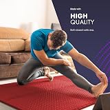 KAYMAN Gym Floor Nonslip Interlocking EVA Mats 60x60cm Red 4 Pack 15.5 sq ft view 4