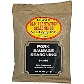 A.C. Legg Old Plantation Seasonings - Pork Sausage Seasoning Blend 6 - 8 Ounce