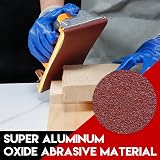 KONGMING Sandpaper Roll 10m x 93mm Grit 120 Aluminum Oxide Abrasive view 3