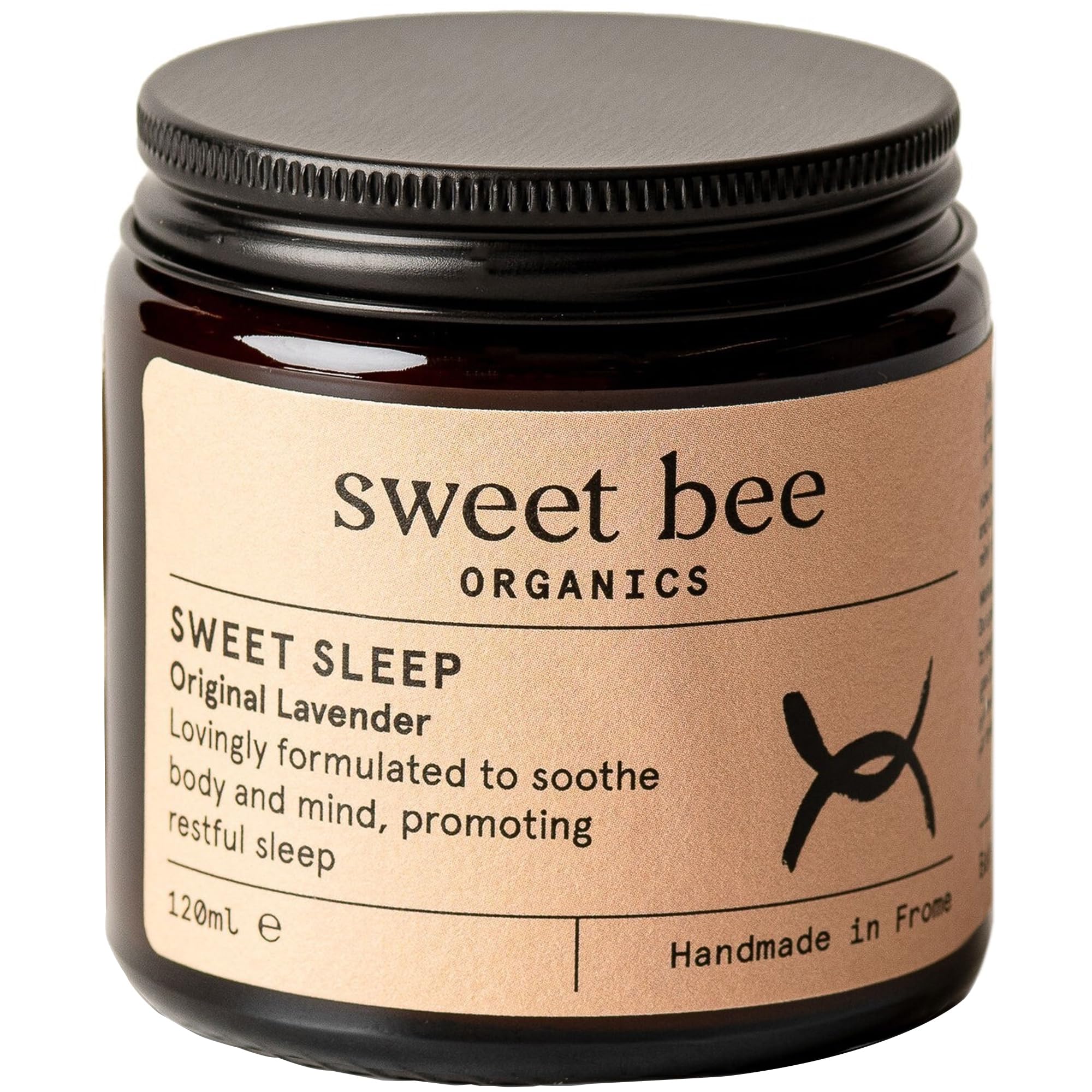 Sweet Bee Magnesium Butter - Soothing Magnesium for Sleep & Relaxation with Shea Butter - Moisturizing Magnesium Balm for Muscle Recovery - Nourishing Magnesium Cream for Sleep - Lavender 120ml