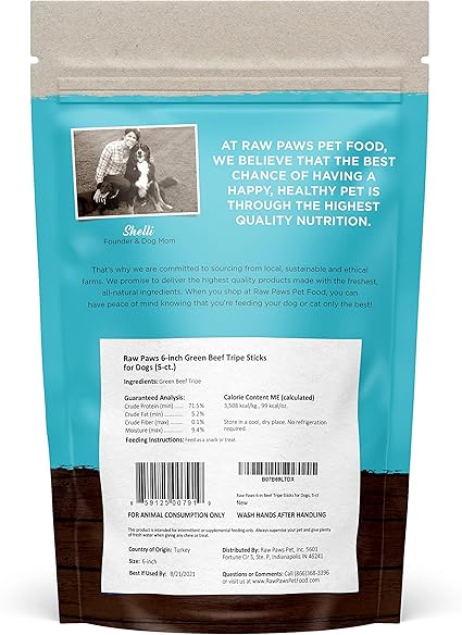 dried tripe sticks for dogs