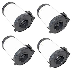 HQRP Washable Dust Cup Filter 4-Pack compatible