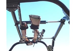 Great Day Quick-Draw UTV Overhead Gun Rack Front to Back Measurements of 15" - 23" QD855-OGR