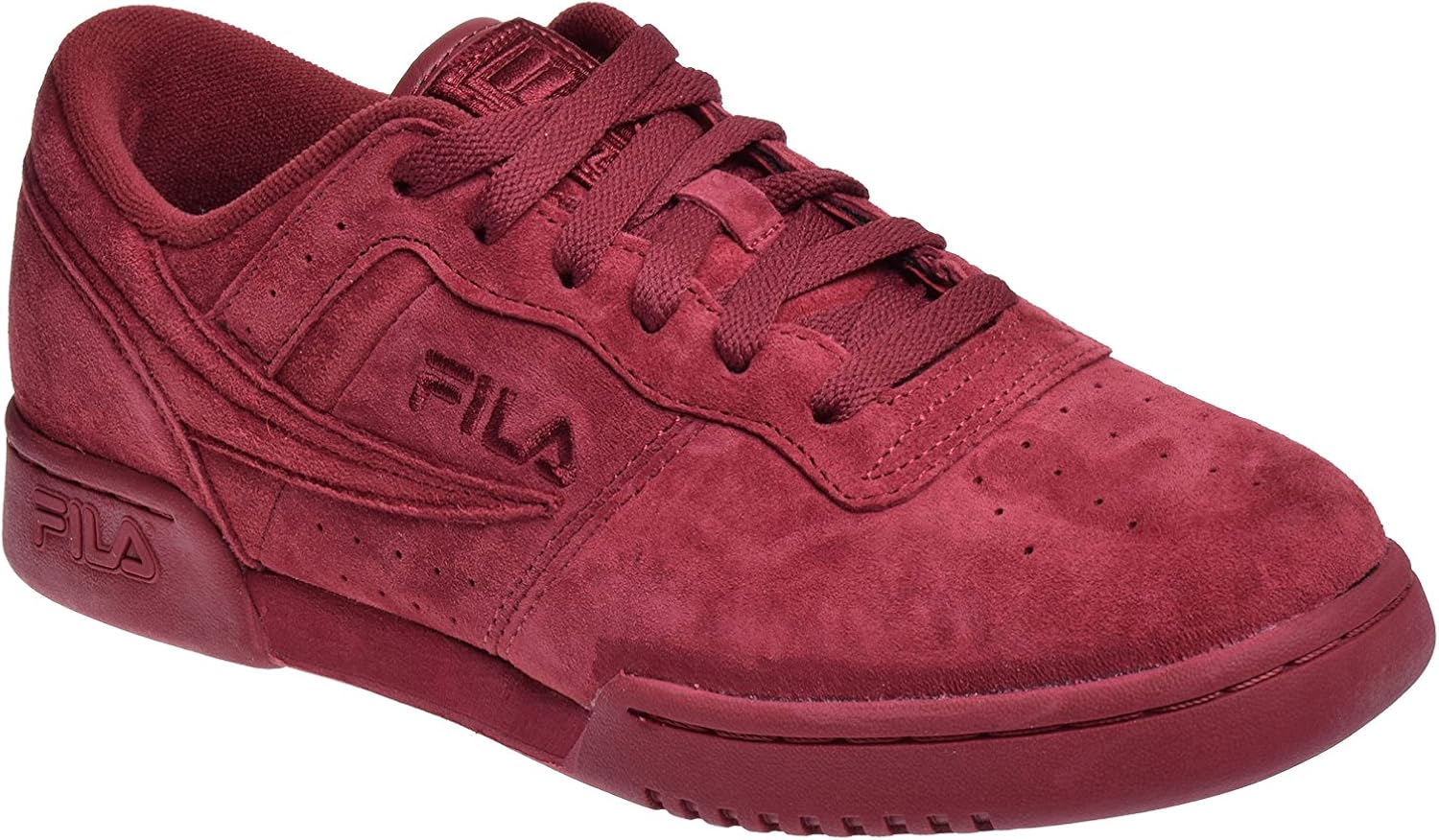 red fila trainers