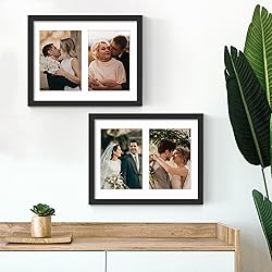 DUENPY 8.5x11 Double 5x7 Picture Frame Double