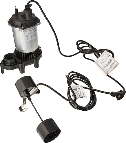PENTAIR WATER 176951 1/2 hp Cast Iron & Zinc Sump Pump - Amazon.com