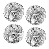 4Pcs Metallic Cheerleading Pom Poms for
