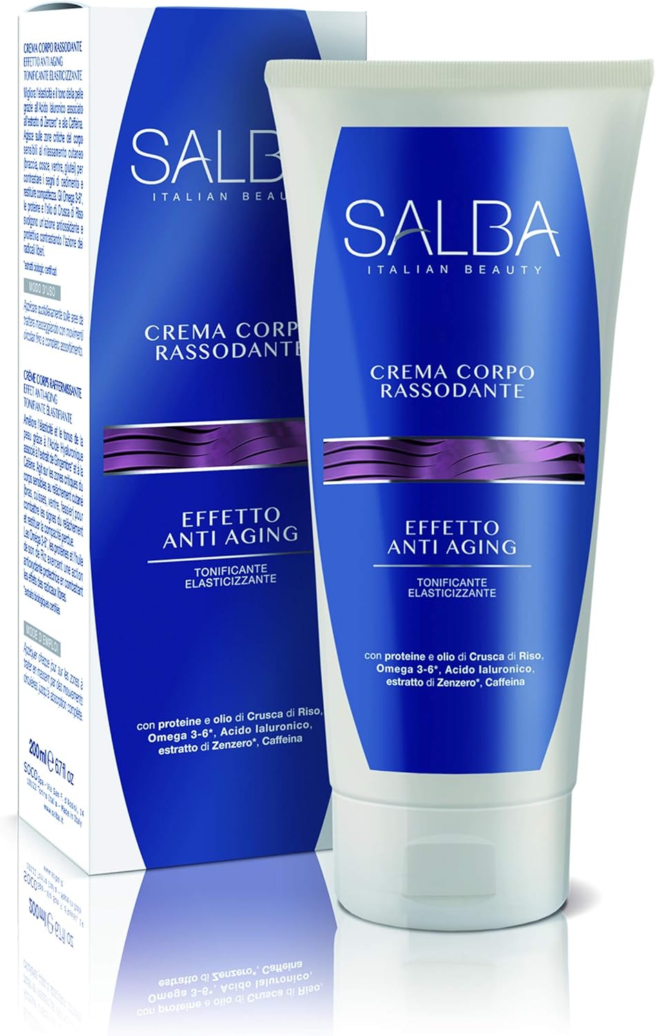 Salba Body Cream Firming - 244 Gr, Ivory, 200 ml (Pack of 1)