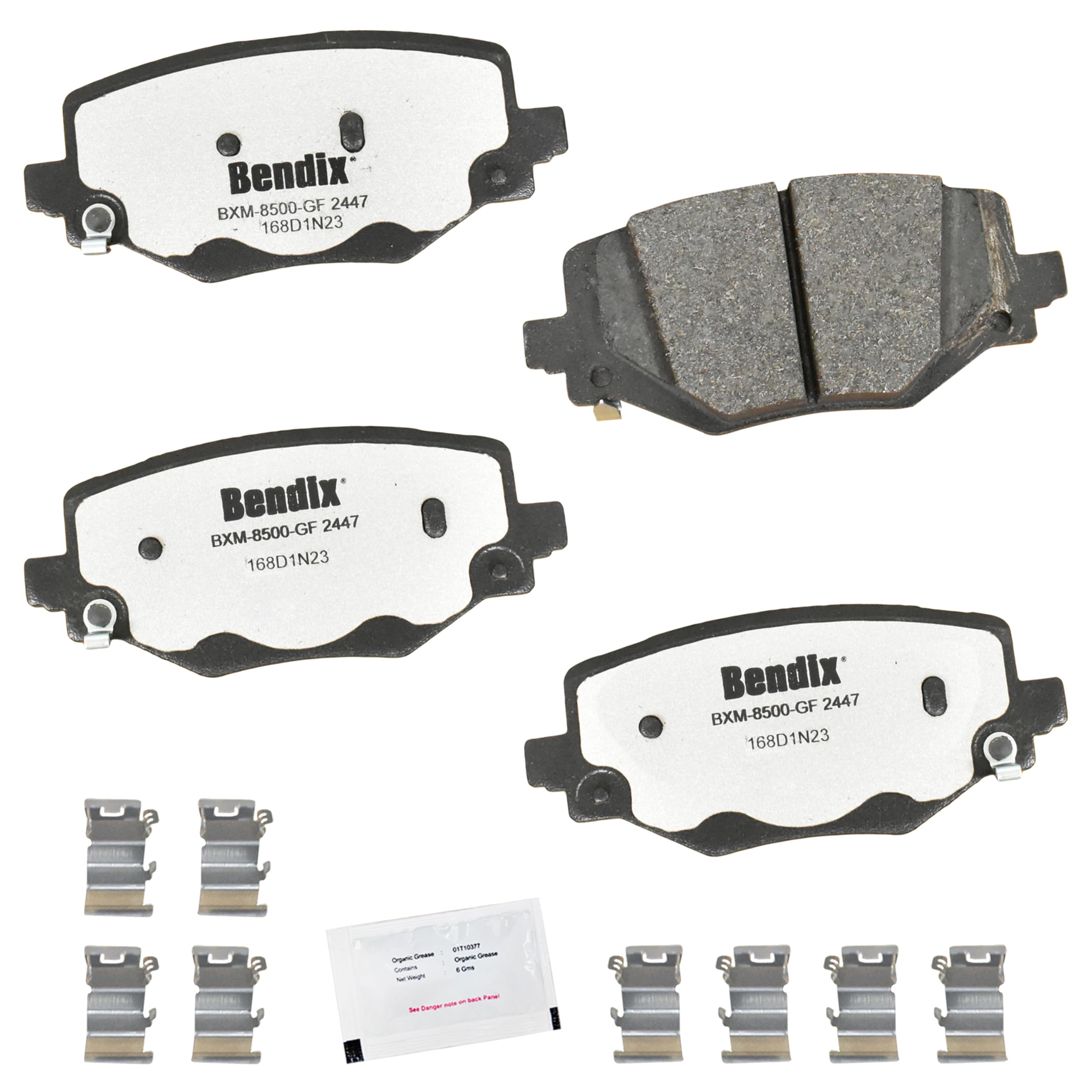 Bendix Fleet Metlok PBD2447 Semi-Metallic Rear Brake Pads for Dodge Durango 2024-2021 Image Bendix Fleet Metlok PBD2447 Semi-Metallic Rear Brake Pads for Dodge Durango 2024-2021 Image