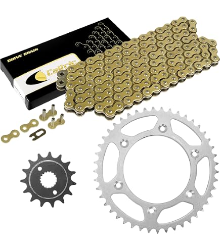 Amazon.com: Caltric Red Drive Chain And Sprocket Kit Compatible