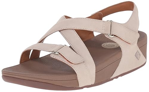 FitFlop™ Dünn Womens Leder Sandalen 6 UK/ 39 EU Stein