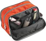 Gonex Men Toiletry Bag with Strap Sport Style Repellent Showerproof Nylon Orange view 6