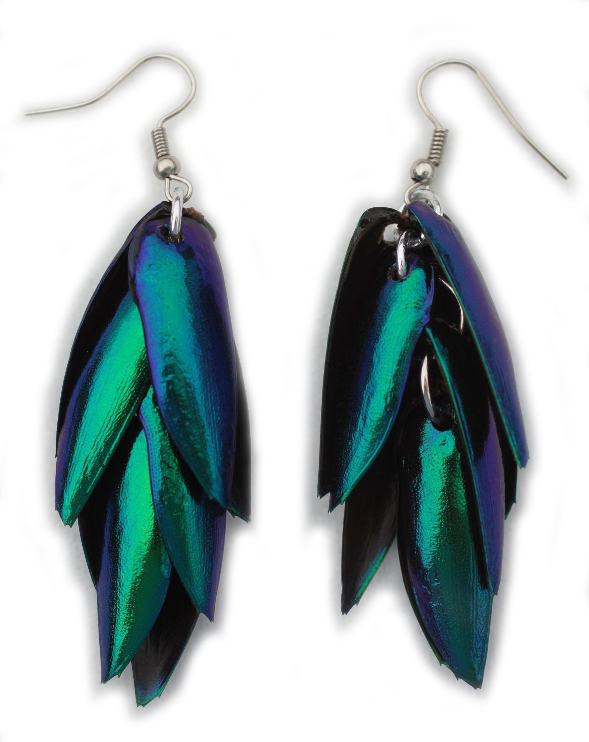 Beetle Wing Earrings