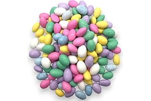 KLUB BULK Premium Jordan Almonds Bulk -1.5 lbs Pastel Chocolate Covered Almonds - Ideal Wedding Candy for Guests and Special Occasions, Perfect Snacking Option(24 oz)