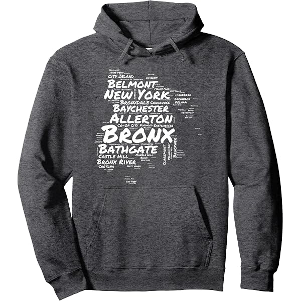 Straight Outta The Bronx Hoodie – Unisex Mens Parody Hometown Sweatshirt – Gildan Heavy Blend