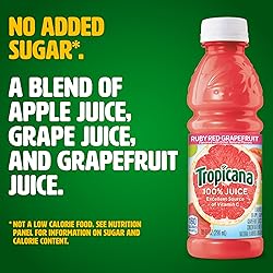 Tropicana Ruby Red Grapefruit Juice, 10 Ounce