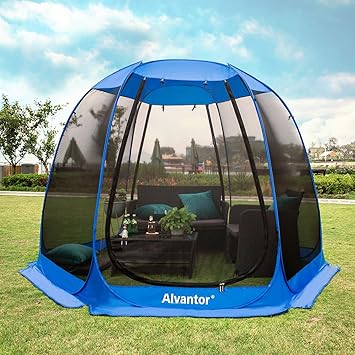 Alvantor Screen House Room Camping Tent Outdoor Canopy Dining Gazebo Pop Up Sun Shade Shelter Mesh Walls Not Waterproof Patent