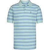 Izod Little Boys' Short Sleeve Solid Pique Polo,Red, X-Large(7X)