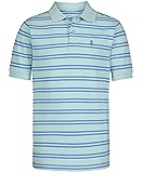 IZOD Boys' Short Sleeve Pique Polo Shirt, ICY
